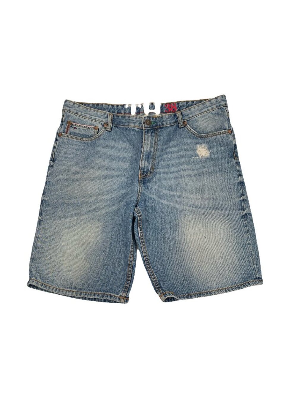 Tommy Hilfiger Distressed Denim Shorts 38